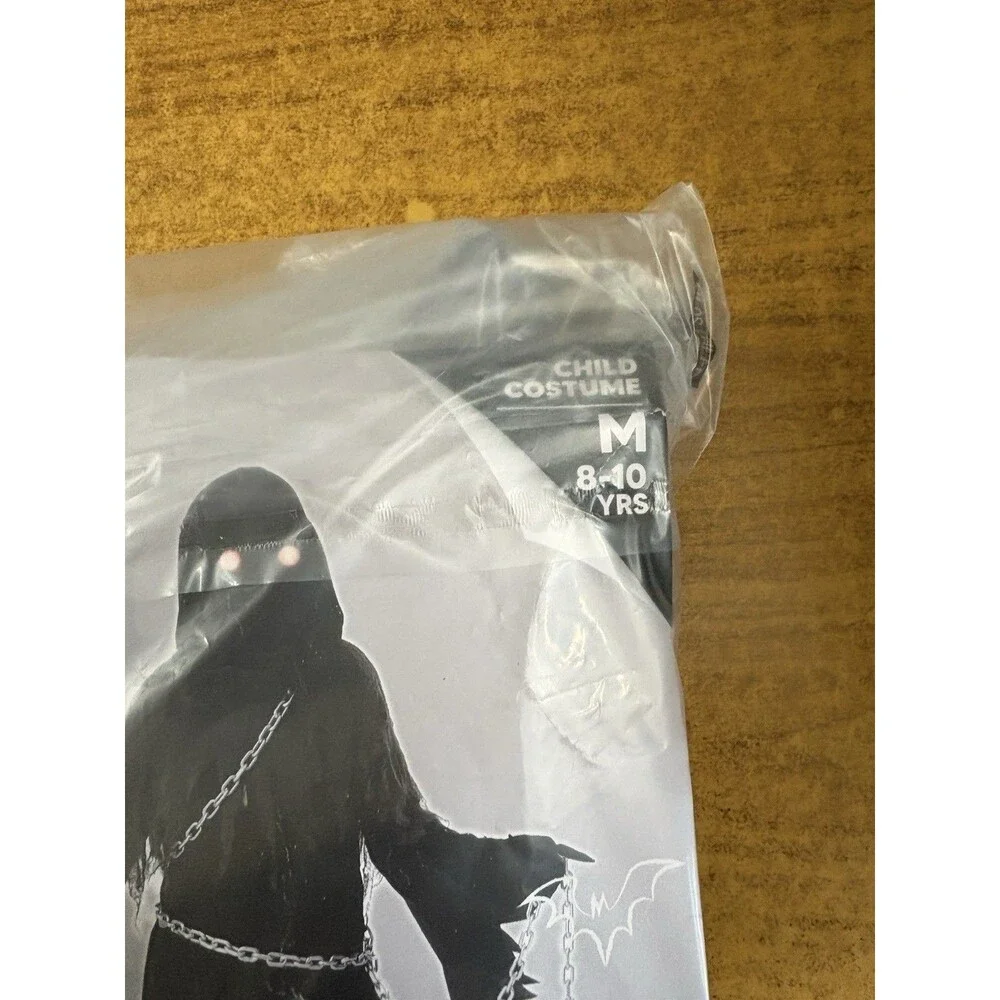 Spooktacular Creations Child Glowing Eyes Grim Reaper‎ Costume in black Size Med